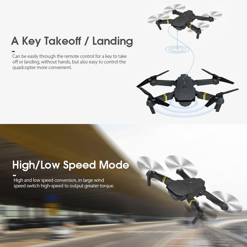 Mini drone inteligente 4k com câmera HD