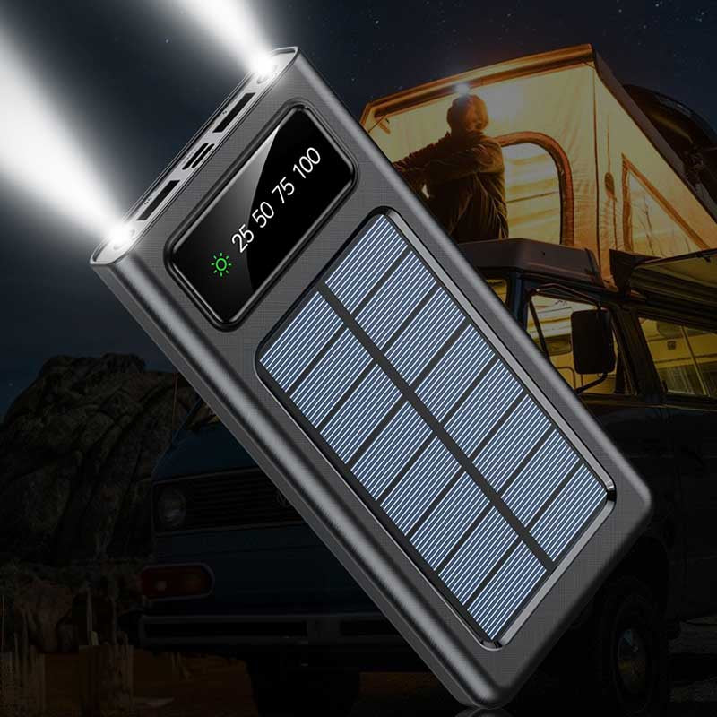 CARREGADOR SOLAR PORTATIL 10.000mAh